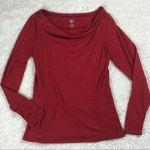 REI Drape Front Long Sleeve Shirt